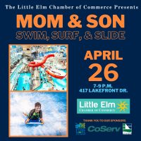 Save the Date: Mom and Son Swim, Surf and Slide