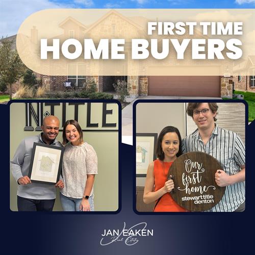 Working with first time buyers is so much fun! 