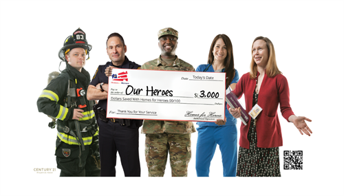 Rewarding our Heroes with a check when buying ot selling with HI TX Realty