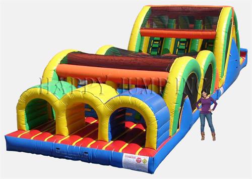 3 Lane MEGA Thrill Obstacle Course
