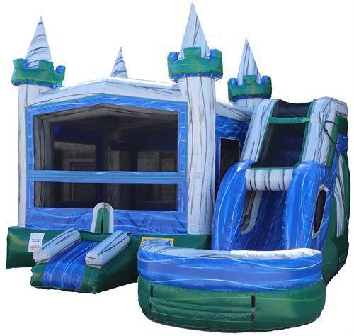 Emerald Castle Bouncer with Slide