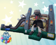 Jurassic Bouncer with Dual Slide