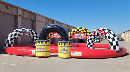 Mega Rally Race Track with Adult Tricycles