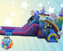 Unicorn Bouncer with Dual Slide