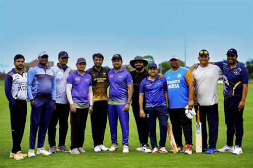 KNR LE cricket league team photo