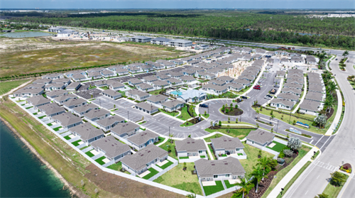 Sky View of Villas 