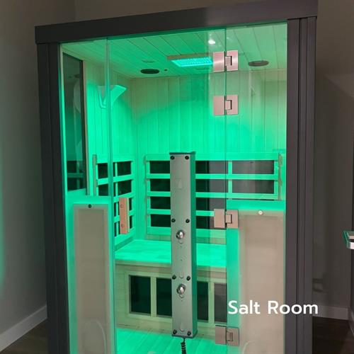 Infrared sauna, Salt Therapy and Red Light