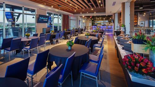Private SkyBox room on the 2nd Level is the perfect addition to your event or to have a meeting off-site Private SkyBox room on the 2nd Level is the perfect addition to your event or to have a meeting off-site