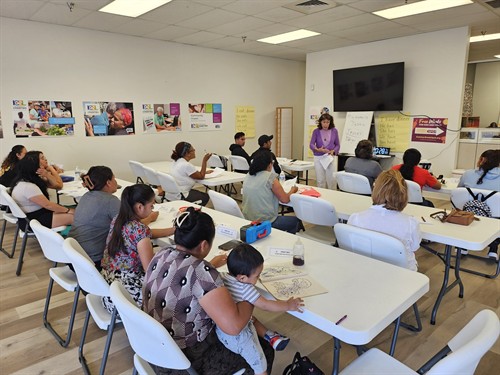 ESL Class at our Outreach Center