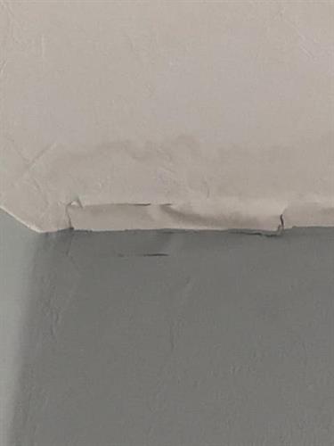 Drywall repair and paint - Before