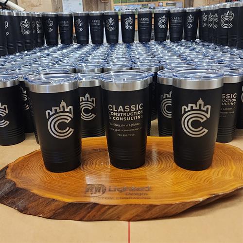We love working with businesses near and far for custom tumblers!