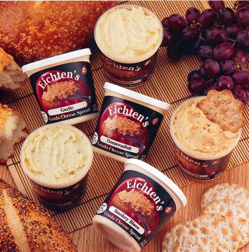 Gouda Cheese Spreads - You can freeze and refreeze them.  Available in many flavors.
