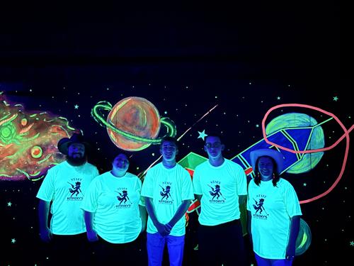 Staff in Laser Tag Arena