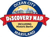 Discovery Map of Ocean City, MD, Bethany Beach and Fenwick Island, DE