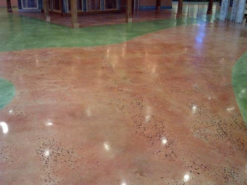Polished and Stained Concrete