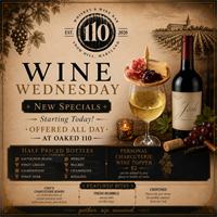 Oaked 110 Whiskey & Wine Bar - Snow Hill