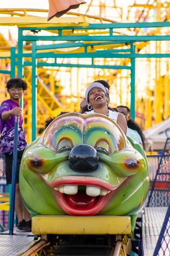 Rides at 30th Street. 