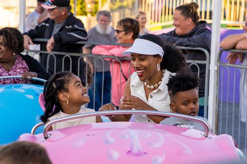 Rides at 30th Street. 