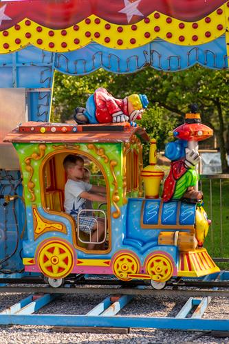 Rides at 30th Street. 