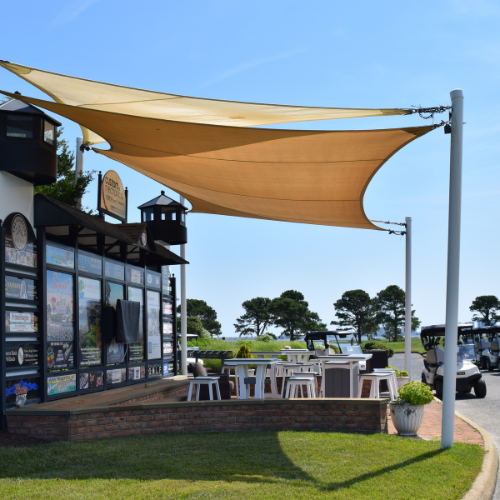 Shade Sails at Light House Sound Seaside Golf Links & Country Club 