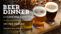 Beer Dinner at Tall Tales Taphouse