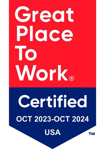 Great places to work certified