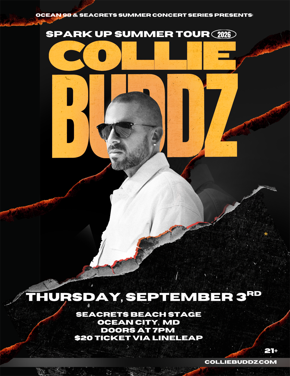 Seacrets & Ocean 98.1 Summer Concert Series Presents: Collie Buddz