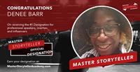 Denée Barr Master Storyteller Academy 2021 Public Speaker Virtual 