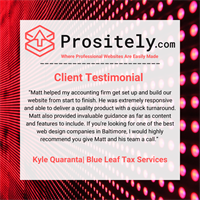 Client Testimonial: Blue Leaf Tax Services