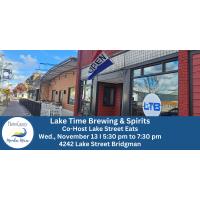 Harbor Country Mixer - Lake Time Brewing and Spirits w/ Co-host Lake Street Eats