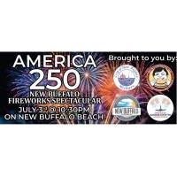 Fireworks celebrating 250 years America