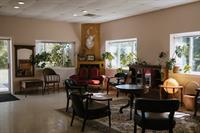 Indoor bar lounge is one of two large indoor spaces Indoor bar lounge is one of two large indoor spaces