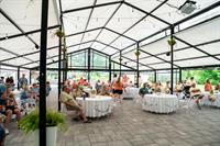 Garden pavilion hosting a family reunion for 90+ guests over a weekend Garden pavilion hosting a family reunion for 90+ guests over a weekend