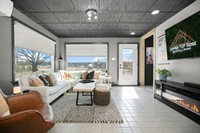 Bright, comfortable living space for relaxing together after a day exploring New Buffalo and Harbor Country.