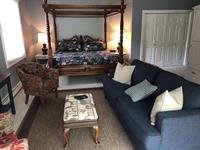 Main House, master bedroom, king bed + pull out couch