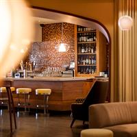 Lobby and Bentwood Tavern Bar at Marina Grand Resort