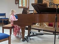 Grammar school student at Recital