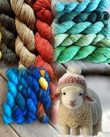 Our very own Hoof-to-Hanger Fiber Mill Yarn & Artisan - Designed Gifts!
