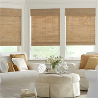 Woven Wood Roman Shades