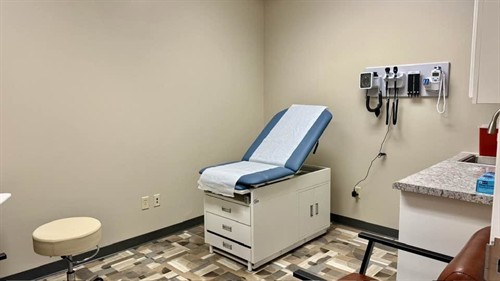A private, modern exam room for personalized care
