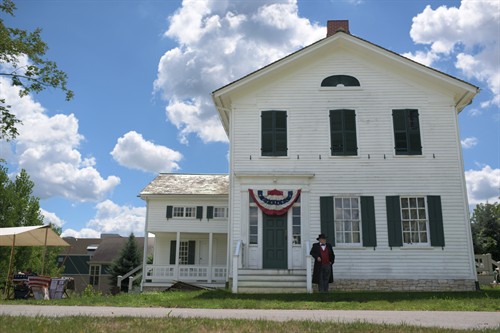 The Lathrop House - a stop on the Underground Railroad