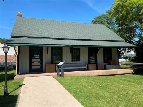 1858 Sylvania Train Depot in the Historical Village