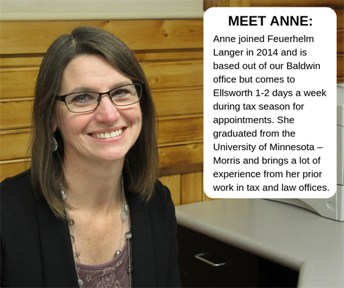 Anne Giese - Payroll Administrator and Staff Accountant