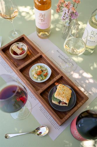 Bricoleur Vineyards Soaring tasting flight