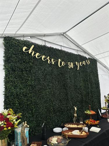 Greenery wall backdrop for any occasion 