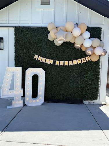 Marquee numbers available