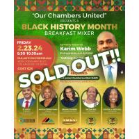 "Our Chambers United" Presents A Black History Month Breakfast Mixer