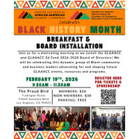 GLAAACC Presents: Black History Month Breakfast & Board Installation