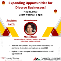 GLAAACC In The AM- Presents: USC RFQ Opportunities For Diverse Businesses!