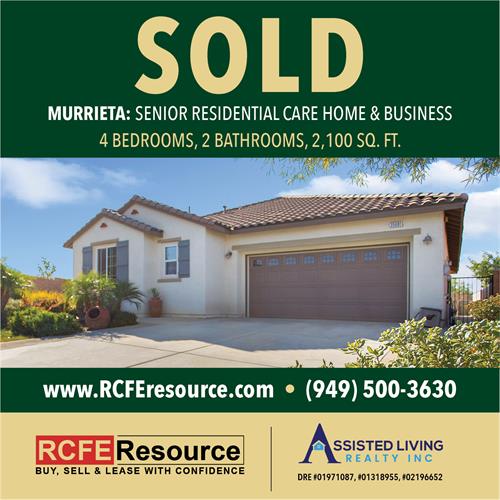 MURRIETA SOLD  - Senior Residential Care Home